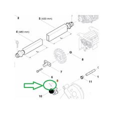 Штіфт пружинний Optima Kverneland KG01203500 (AC652387, АС652387))